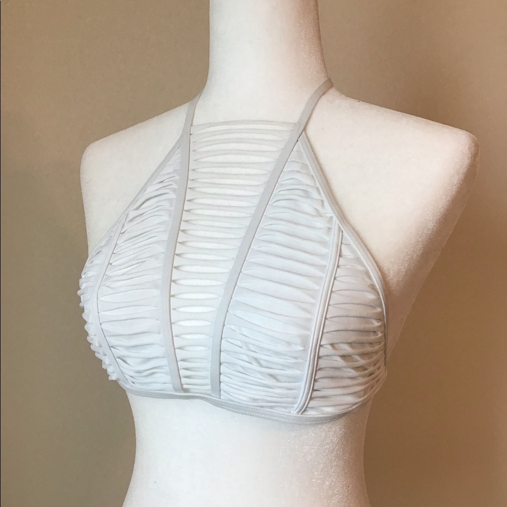 Halter swim top